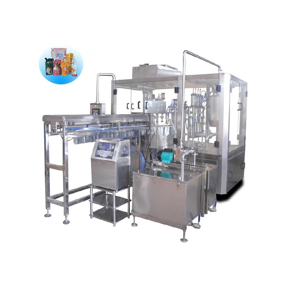 zld-4a automatic stand up pouch filling and cap-screwing machine